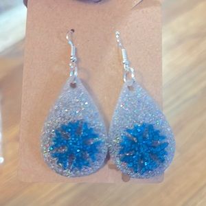 Handmade holiday earrings